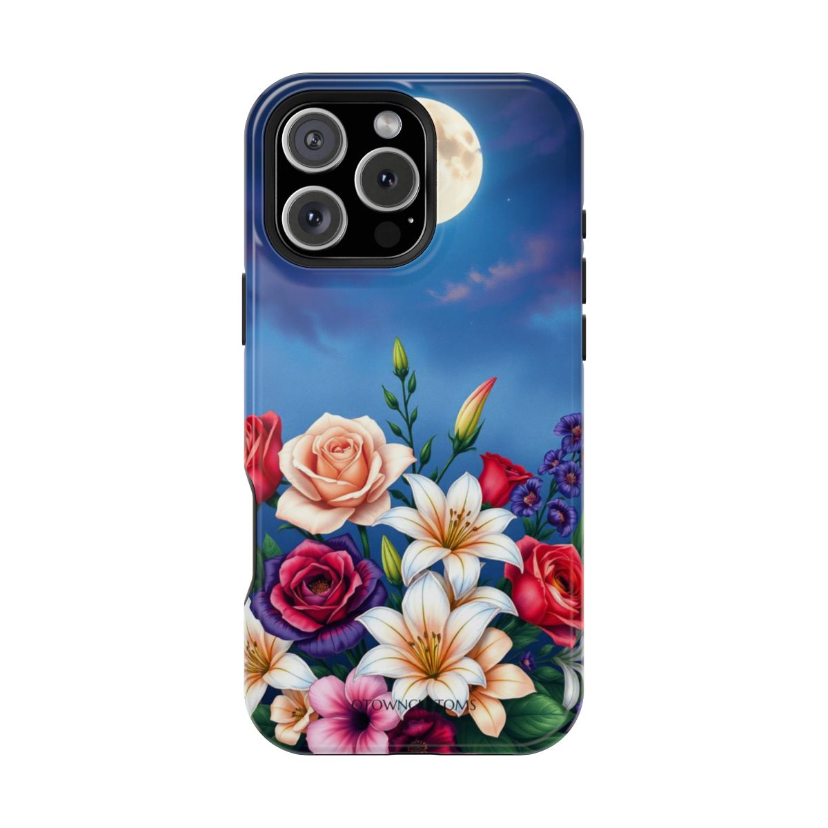 Mystic Moonlit Floral Realistic