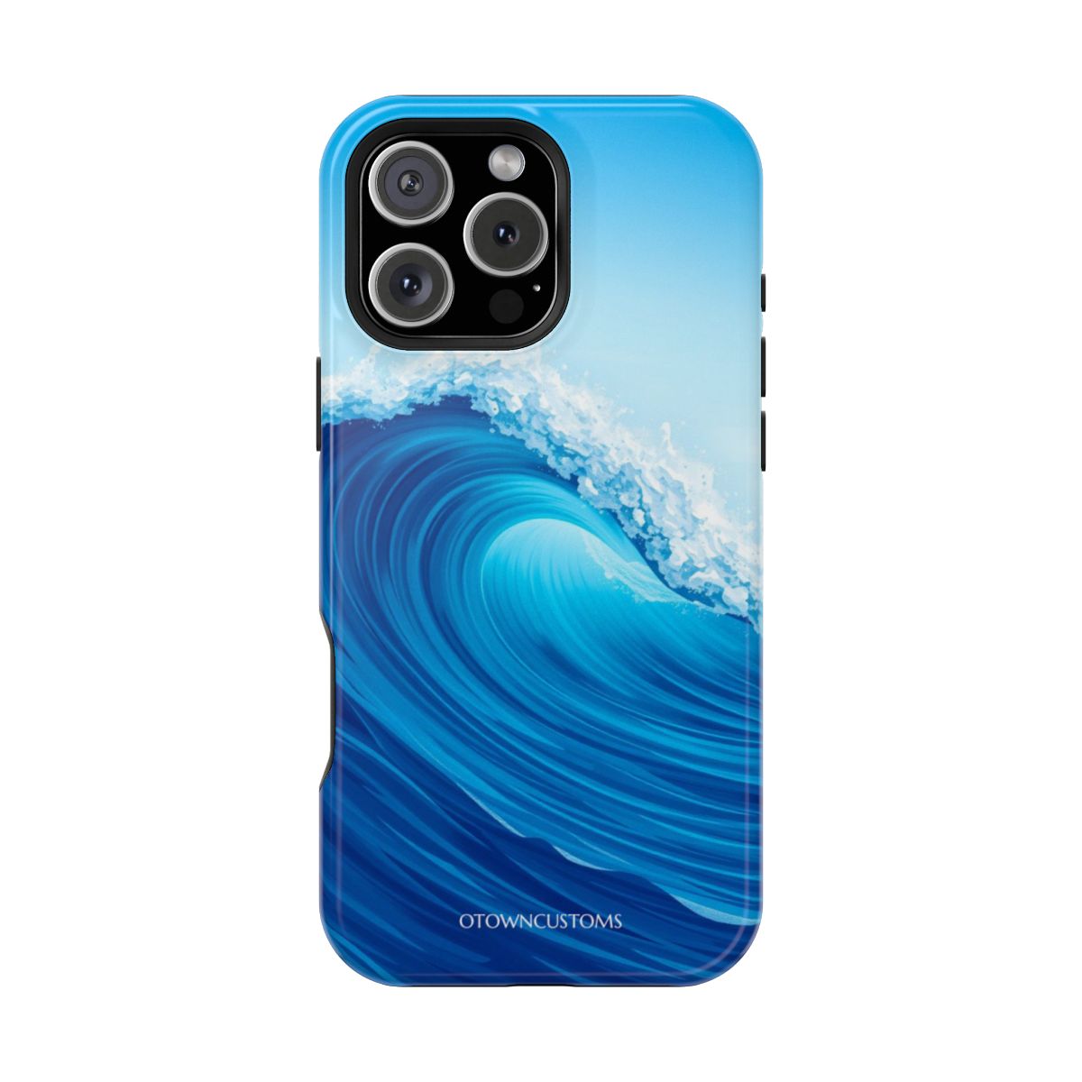Ocean Wave Crashing Stylized