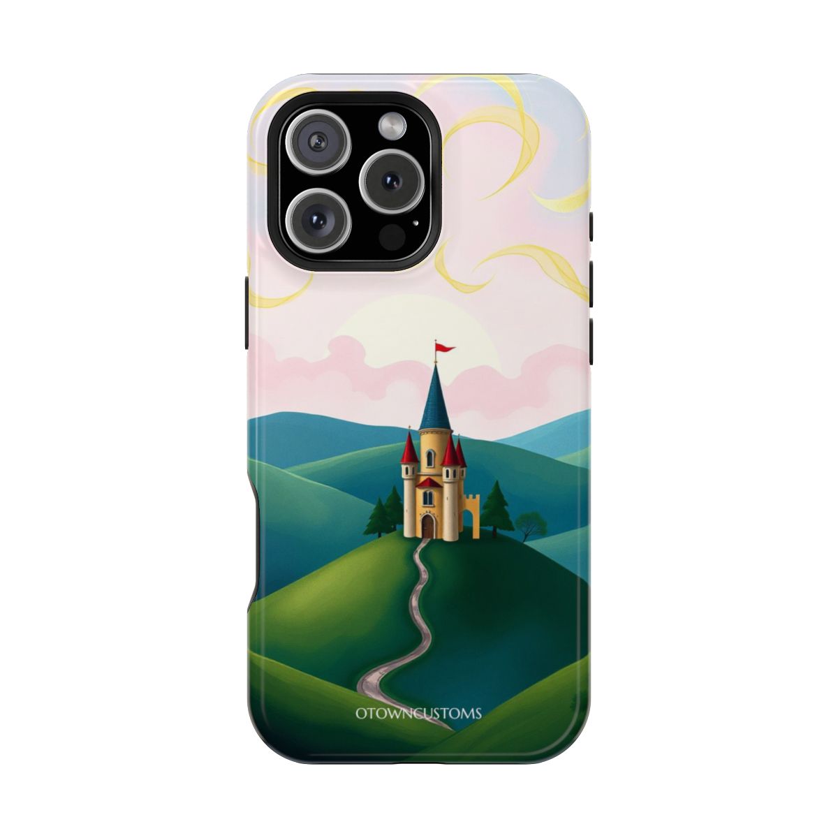 Storybook Illustration Whimsical Fairy Tale Castle Phone Case For iPhone Samsu