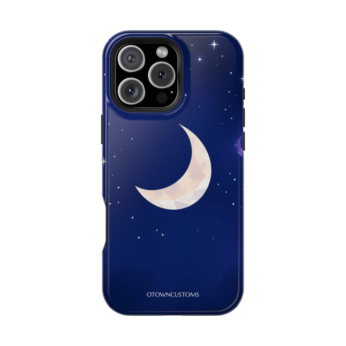 Geometric Moonscape Crescent Moon Crystal Magic