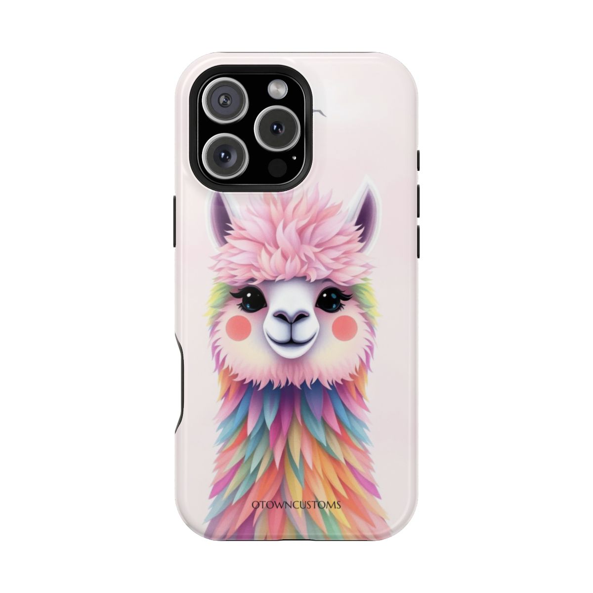 Whimsical Watercolor Alpaca Rainbow