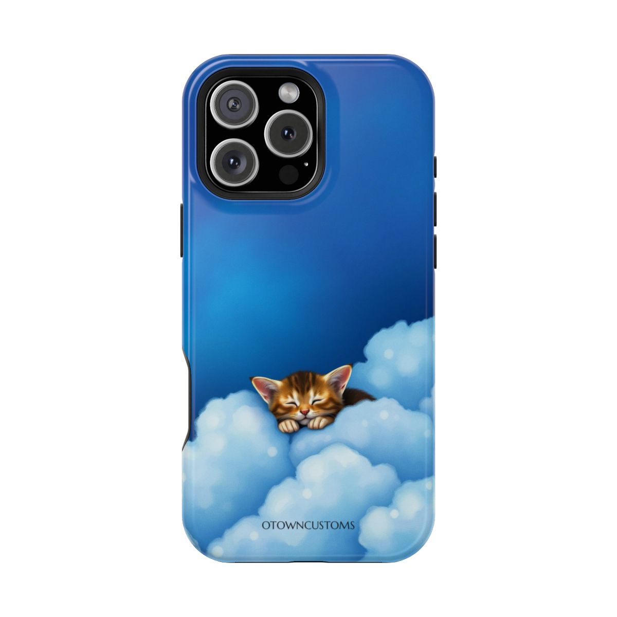 Digital Illustration Celestial Kitten Dreamscape