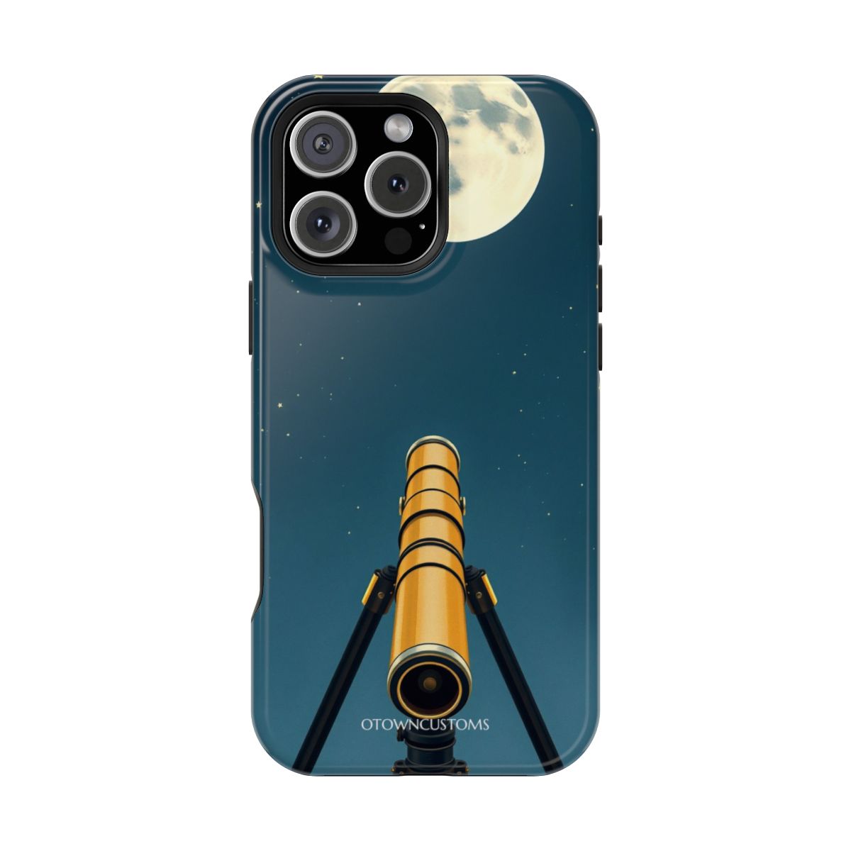 Retro Telescope Lunar Gaze