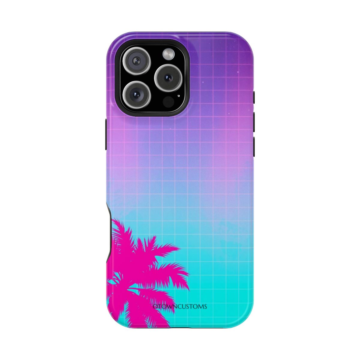 80s Synthwave Grid Vaporwave