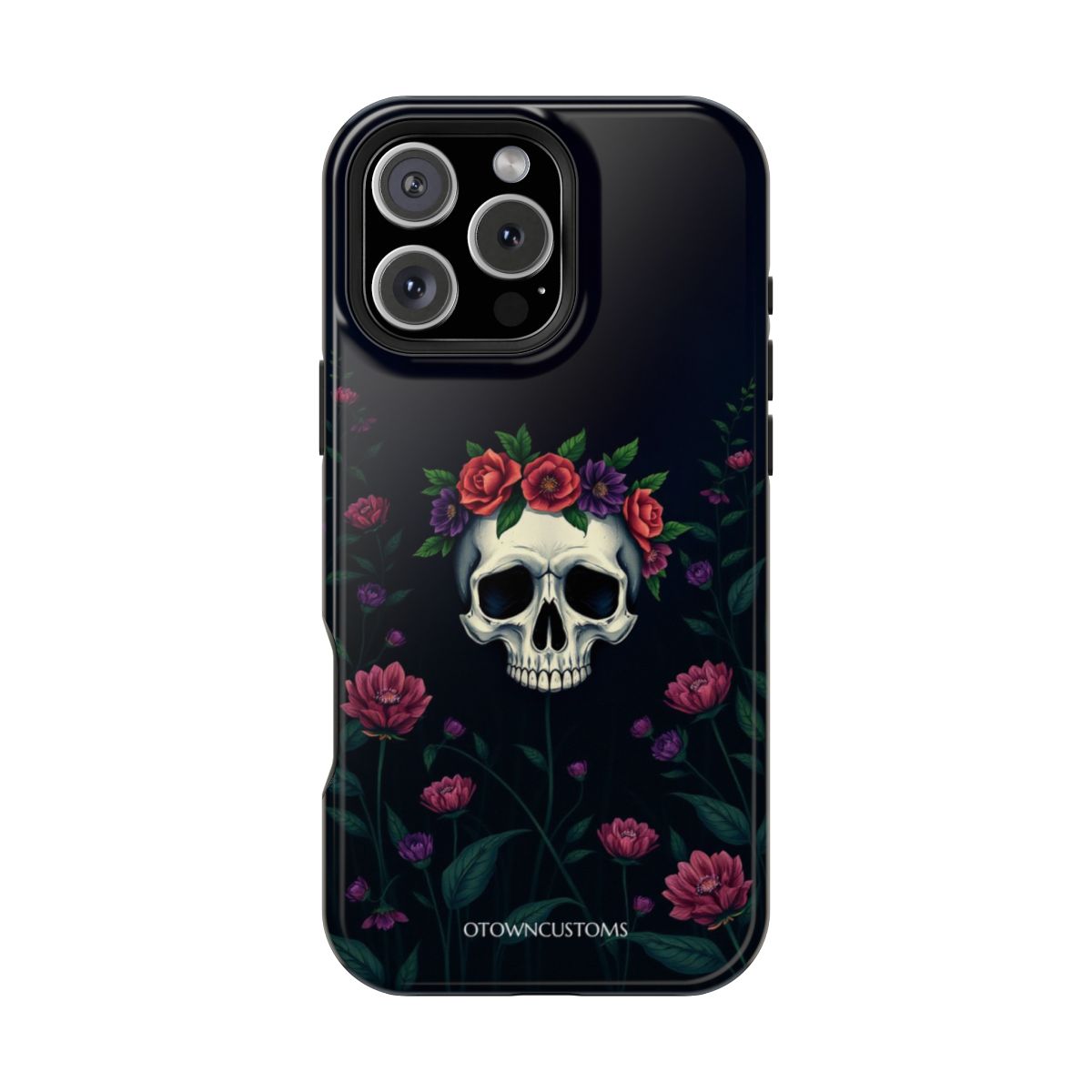 Floral Skull Garden Gothic Dark