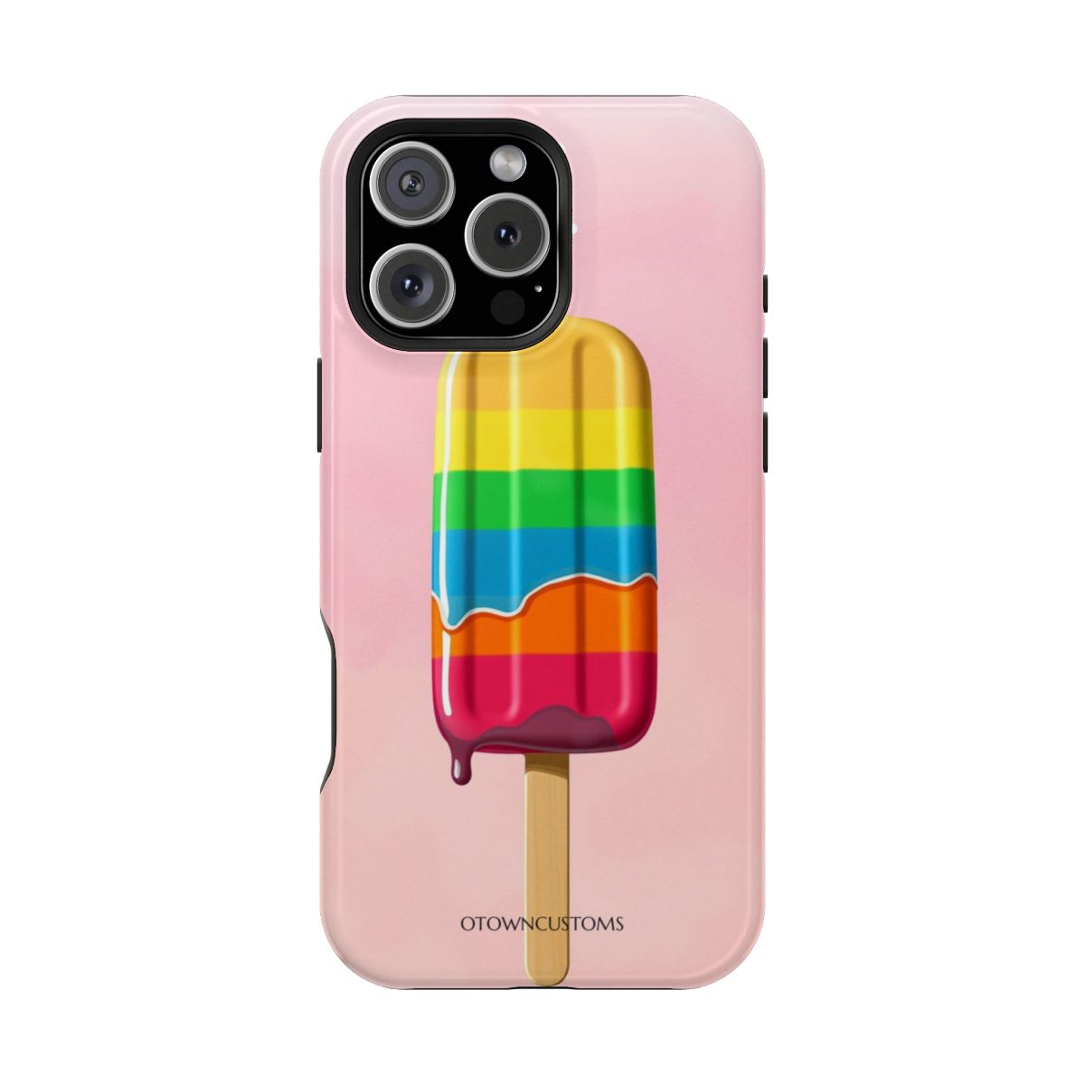 Rainbow Popsicle Summer Art