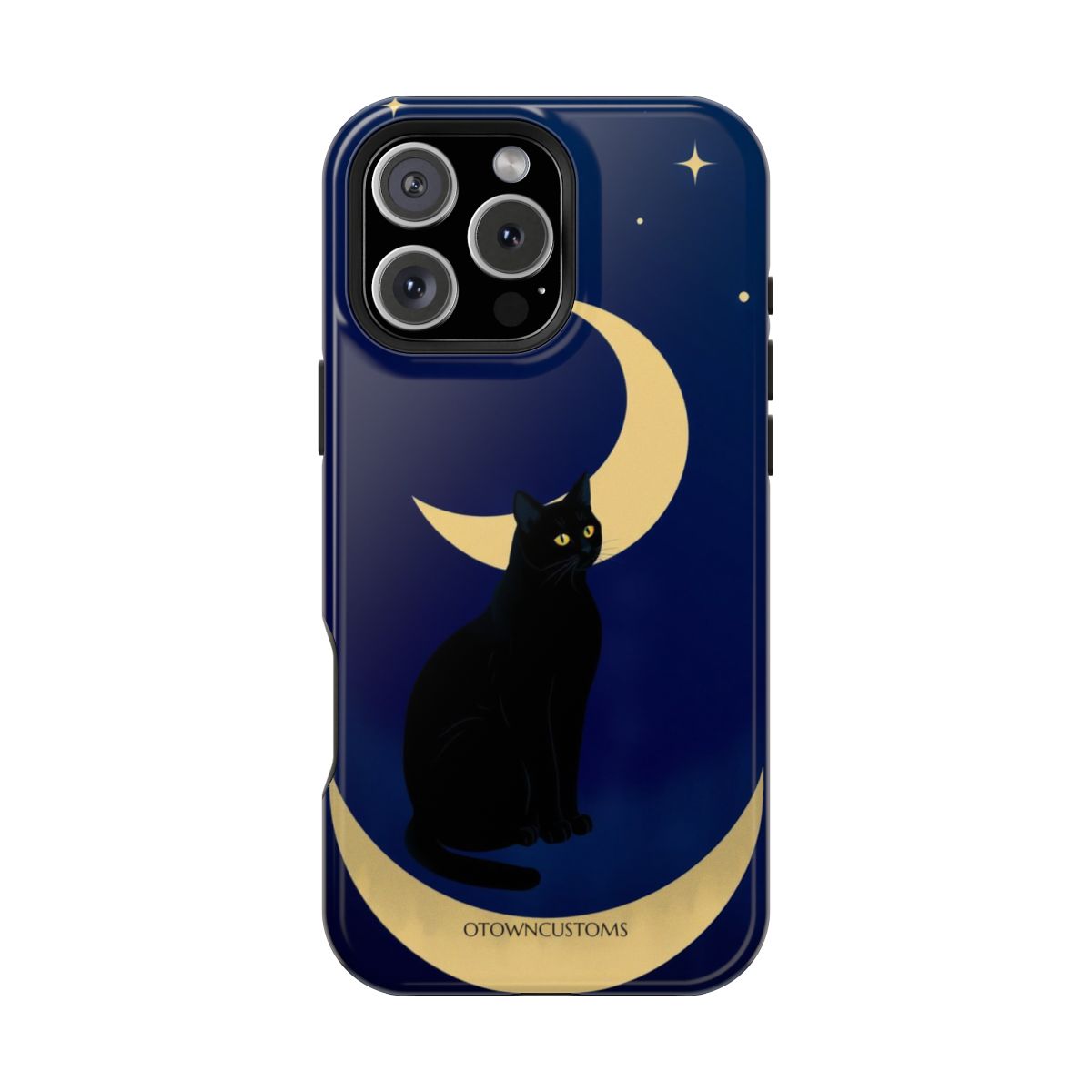 Mystic Crescent Moon Cat Witchy