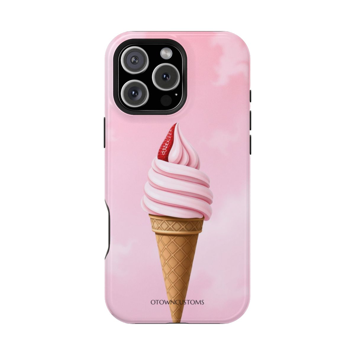 Strawberry Swirl Soft Serve