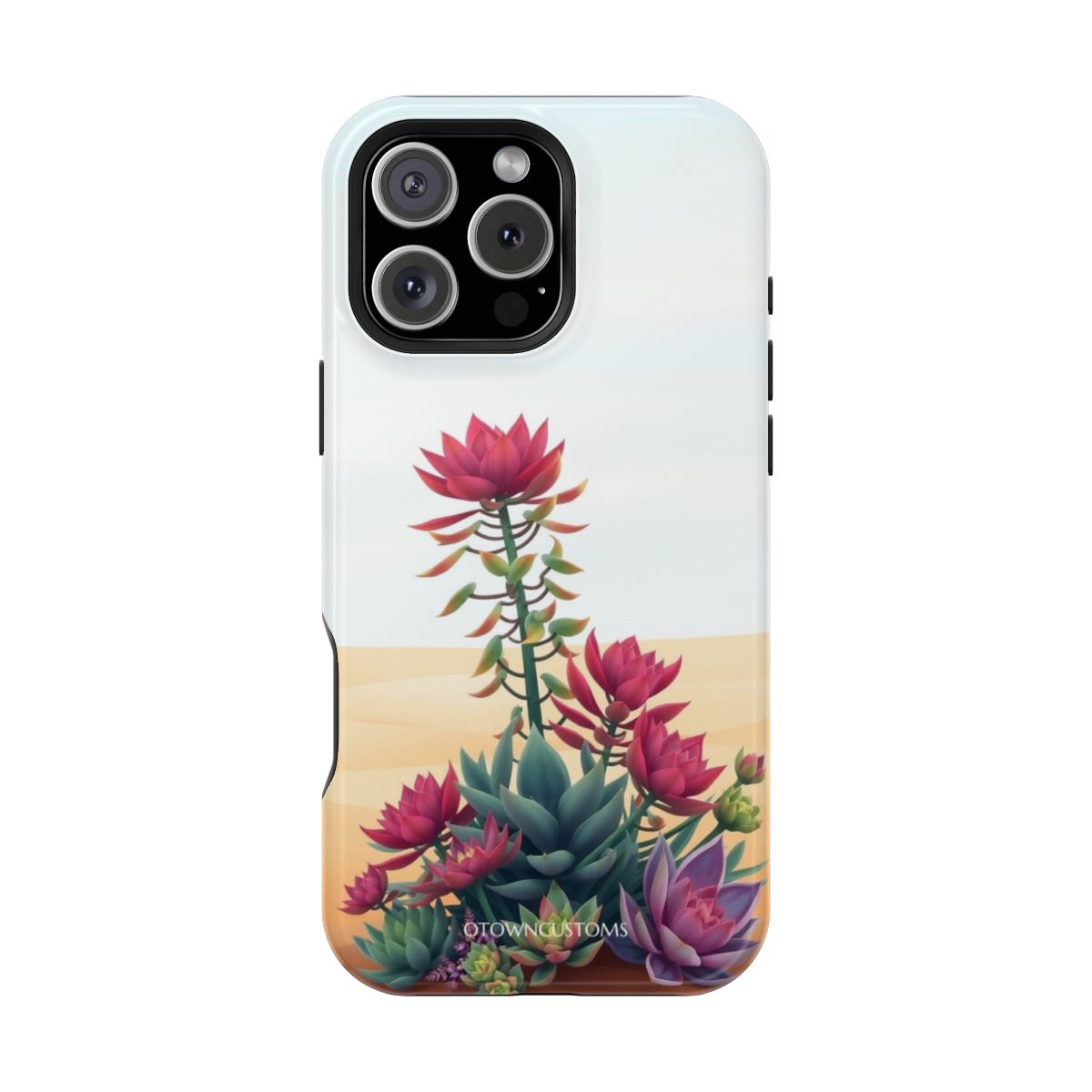 Stylized Desert Succulents Garden Jewel