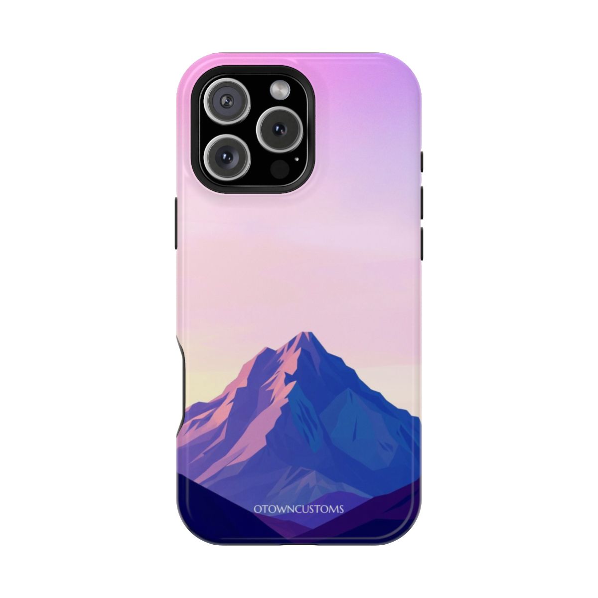 Geometric Mountain Peak