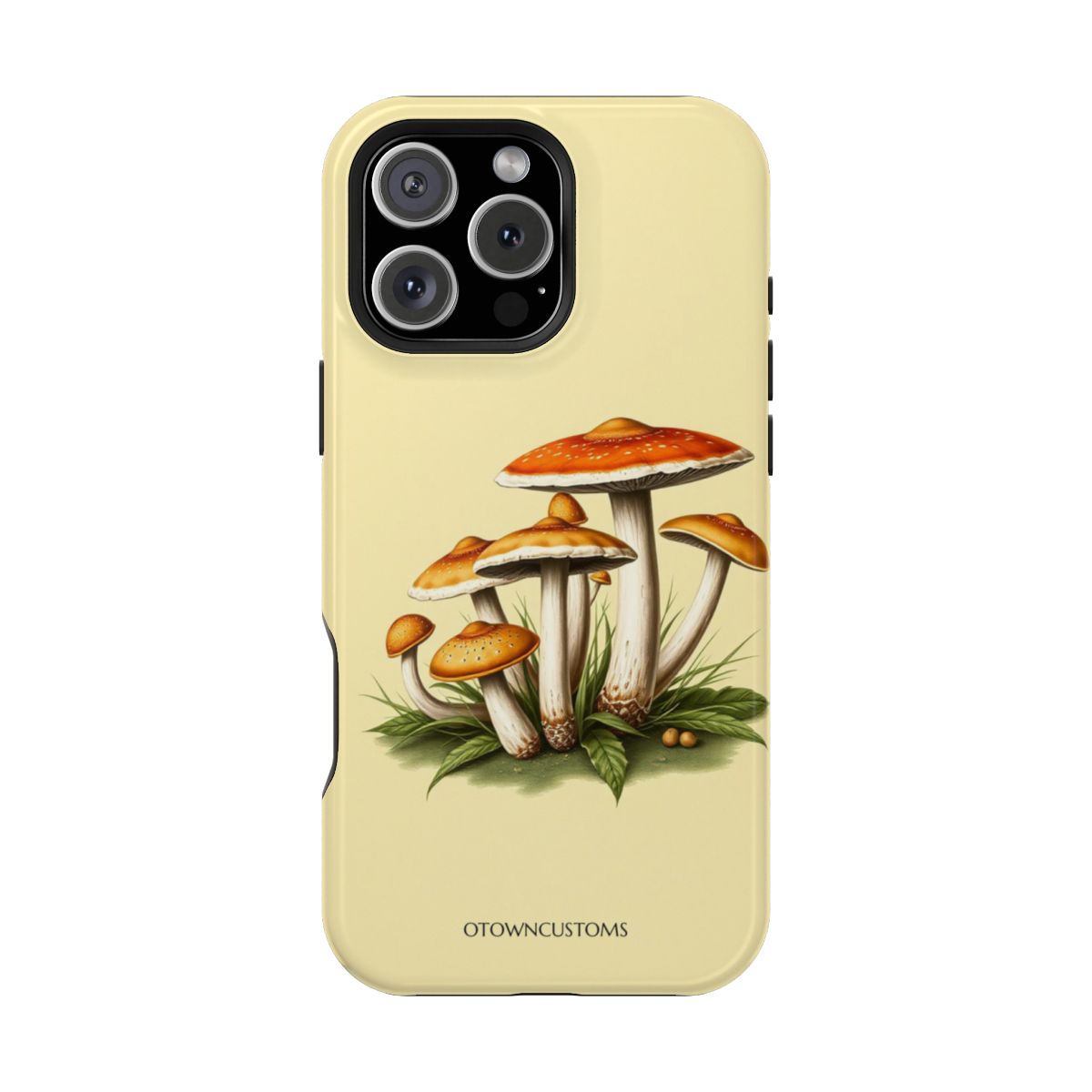 Vintage Botanical Mushroom Illustration Floral