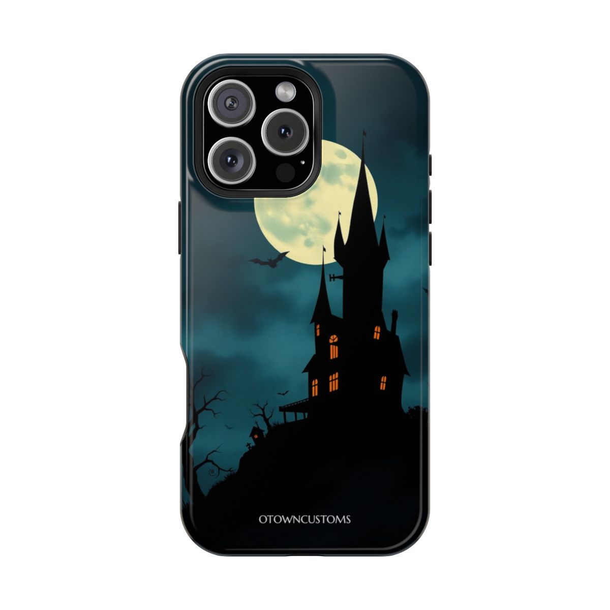 Spooky Haunted House Silhouette