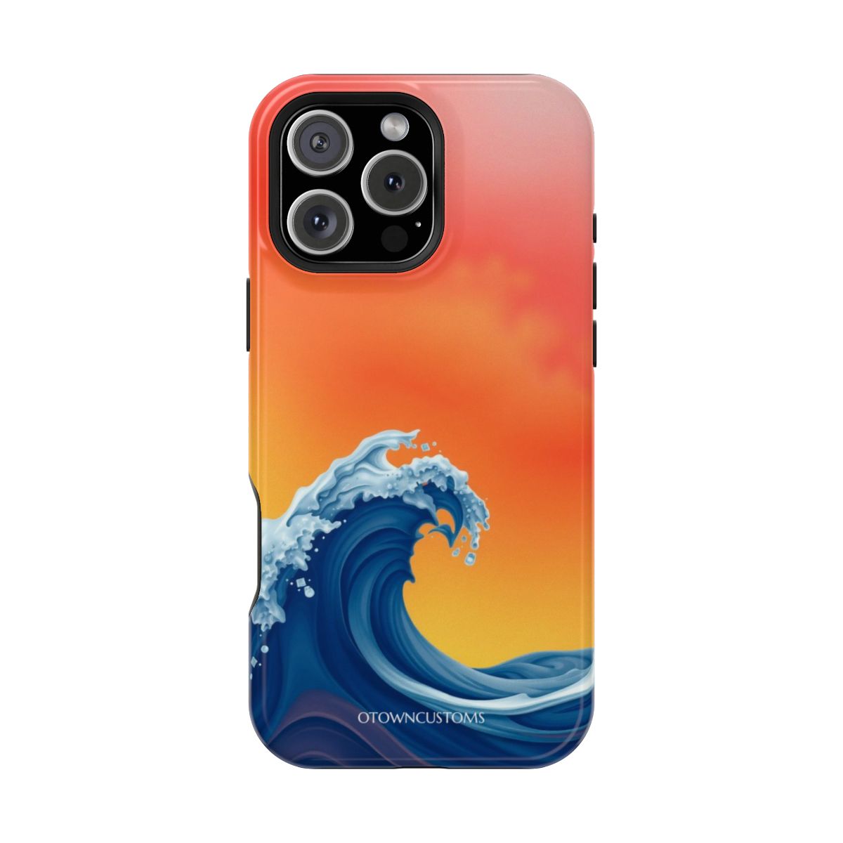 Stylized Wave Abstract Paint Swirl Symphony
