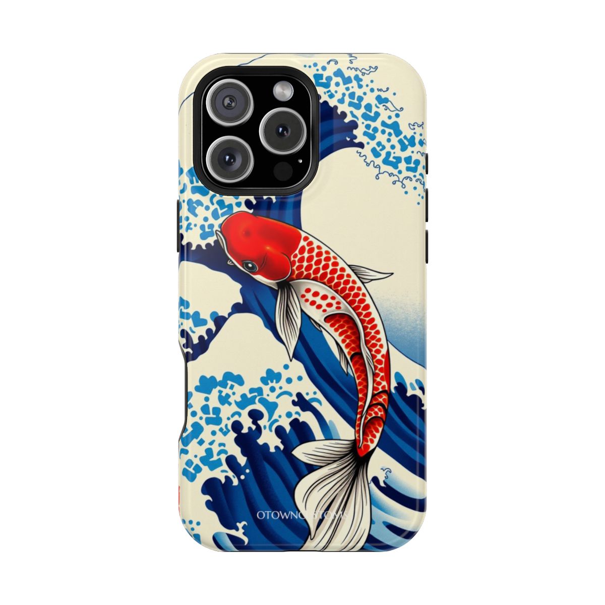 Great Wave Koi Japanese Ocean Art