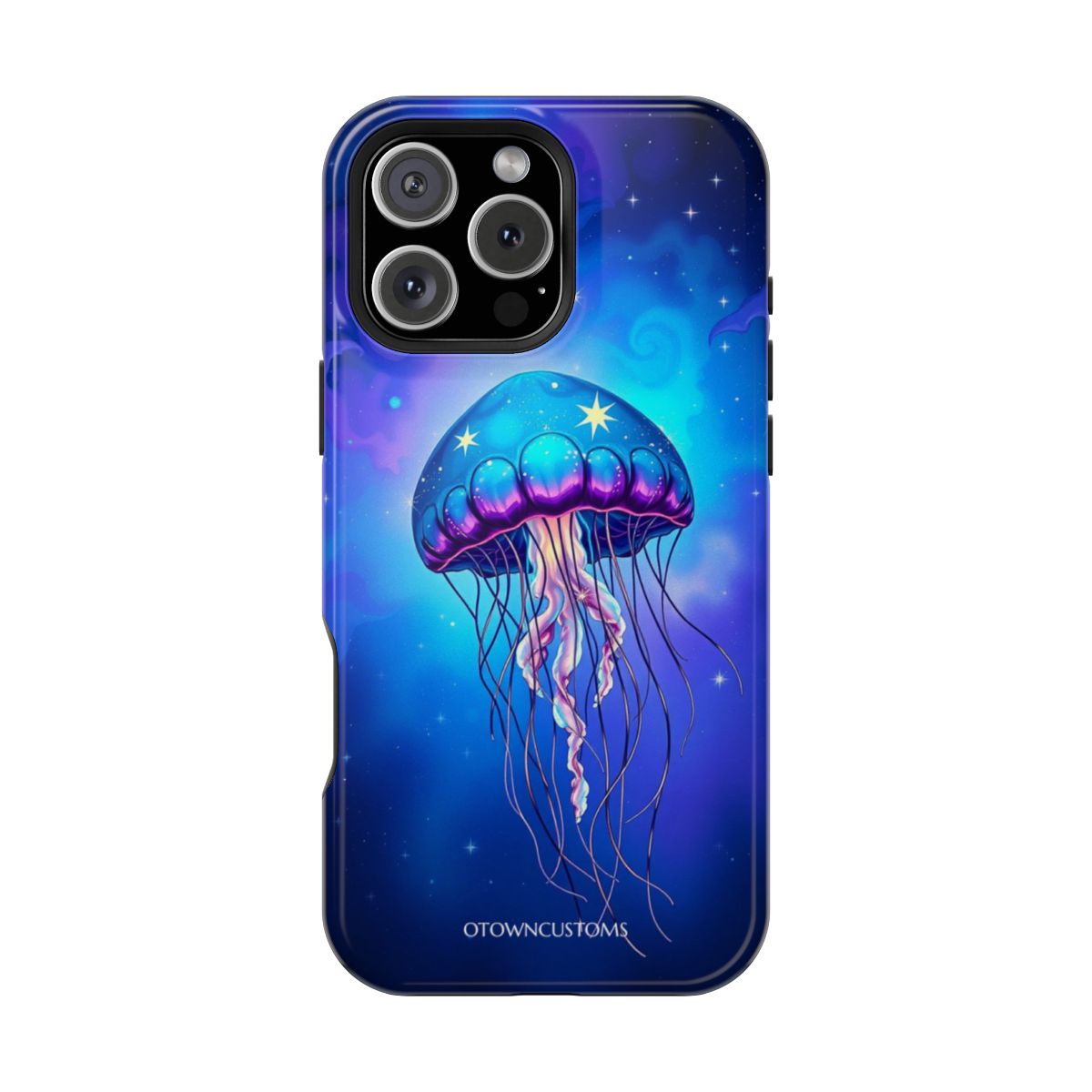 Cosmic Jellyfish Glowing Space