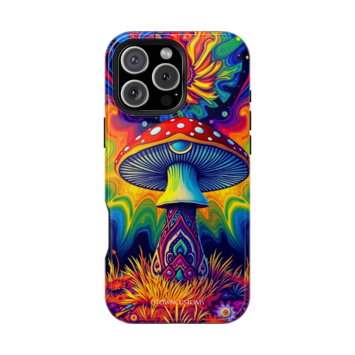 Vibrant Psychedelic Mushroom