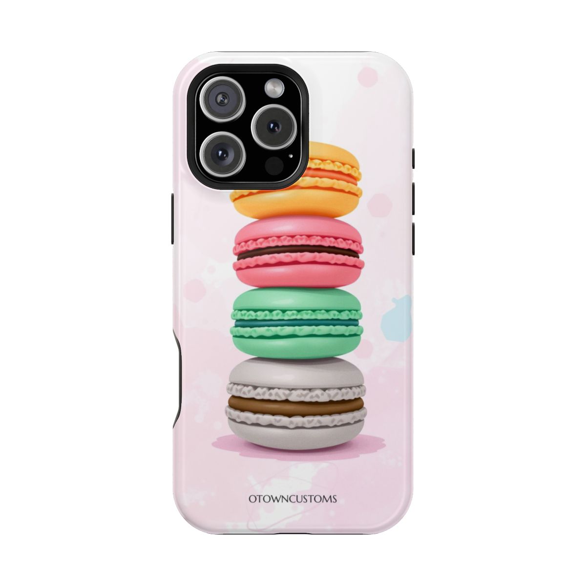 Pastel Macaron Stack Illustration