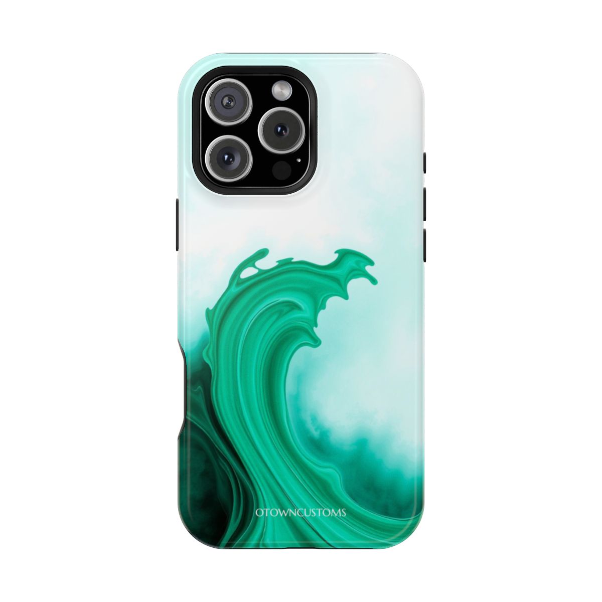 Abstract Emerald Wave