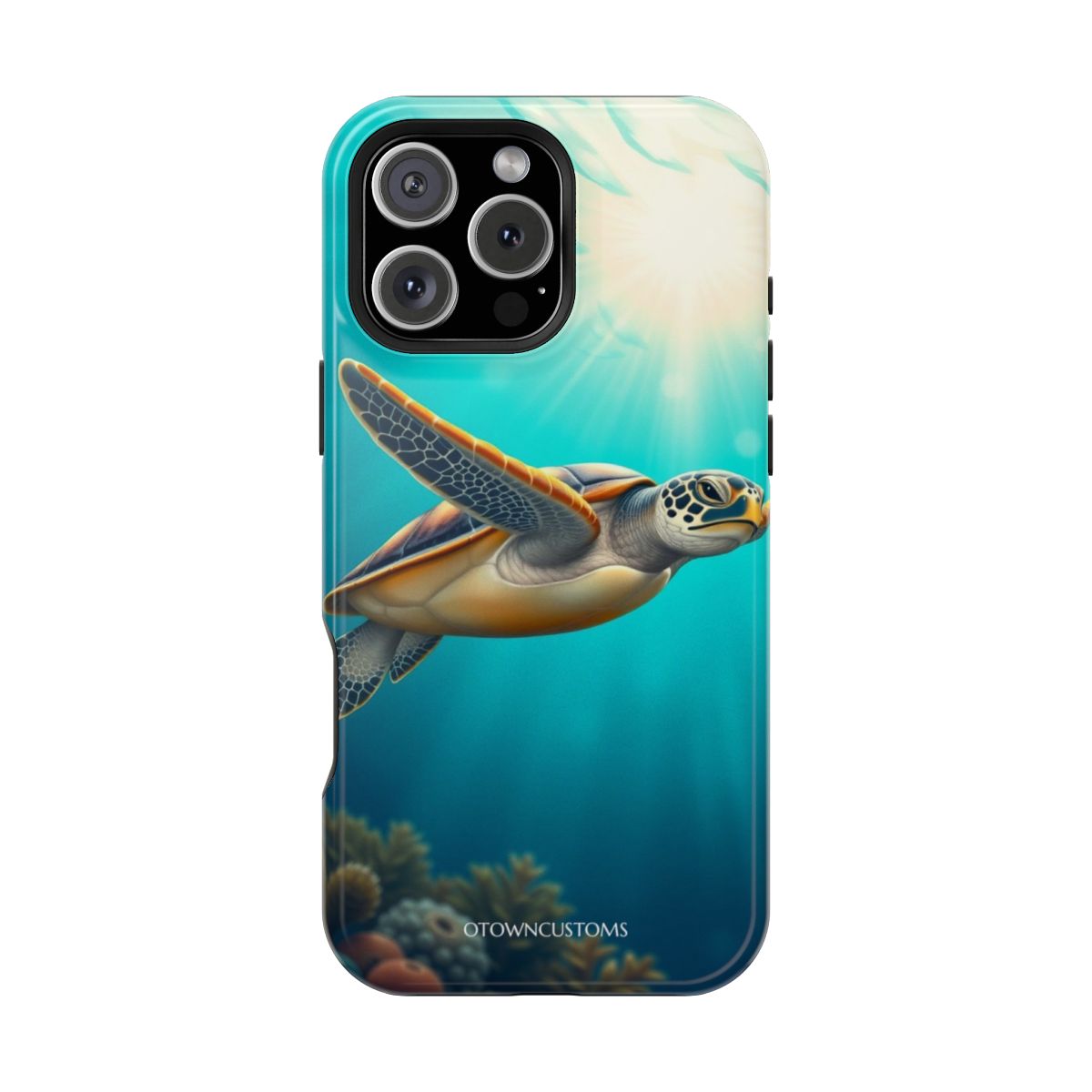 Oceanic Turtle Journey Realistic Underwater
