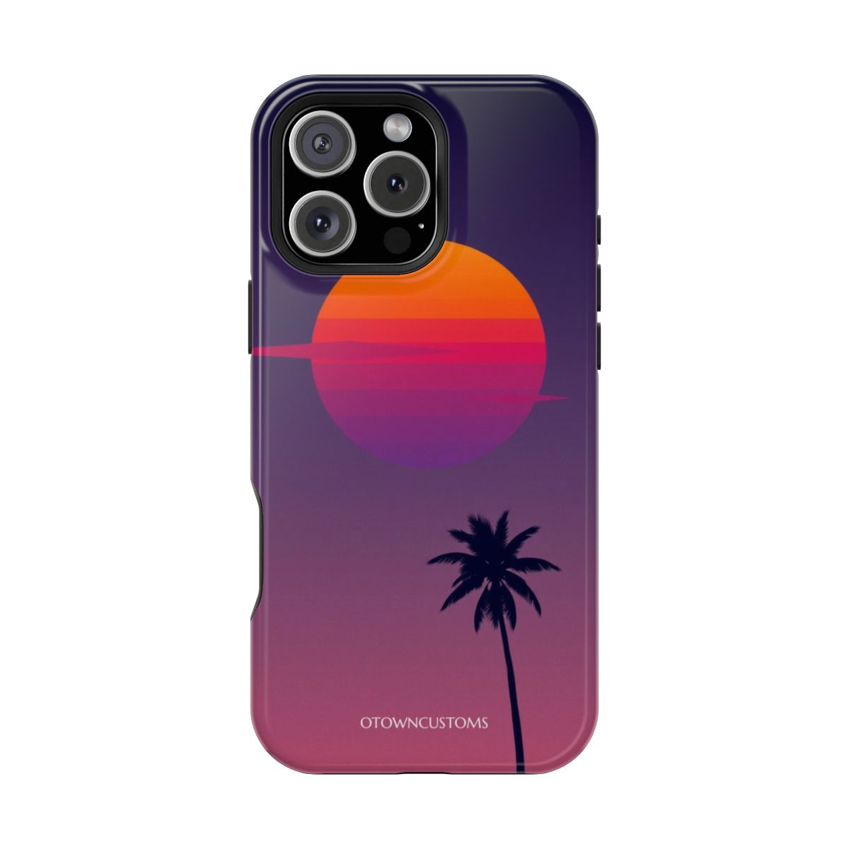 80s Sunset Palm Retro