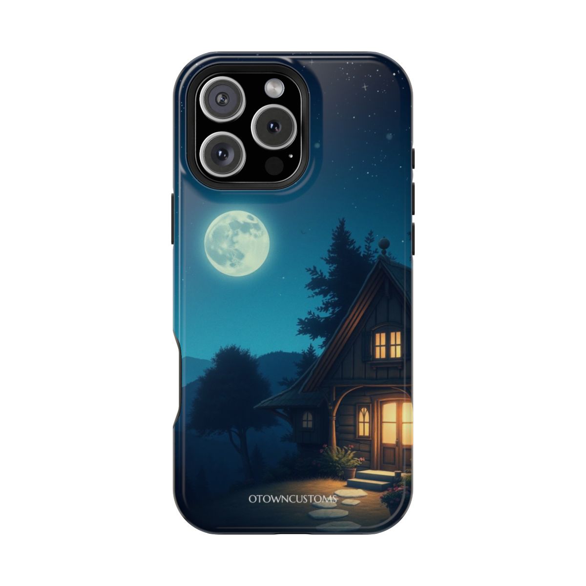 Cozy Cabin Moonlit Cottage