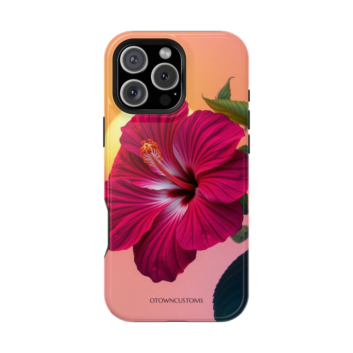 Vibrant Hibiscus Sunset Floral