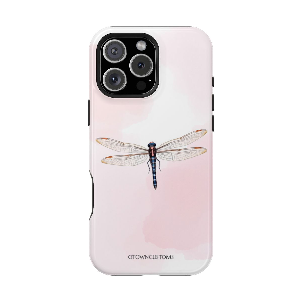 Watercolor Dragonfly Petals Flight