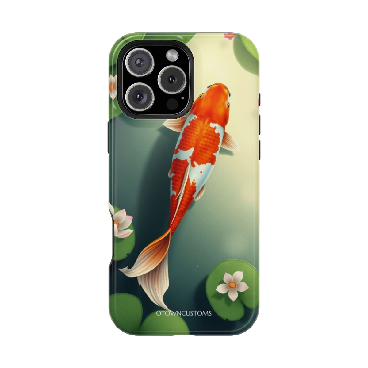 Koi Pond Tranquility Painterly Nature