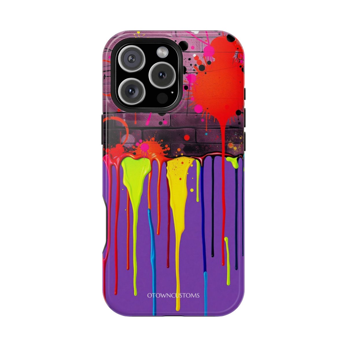 Graffiti Paint Drips Neon
