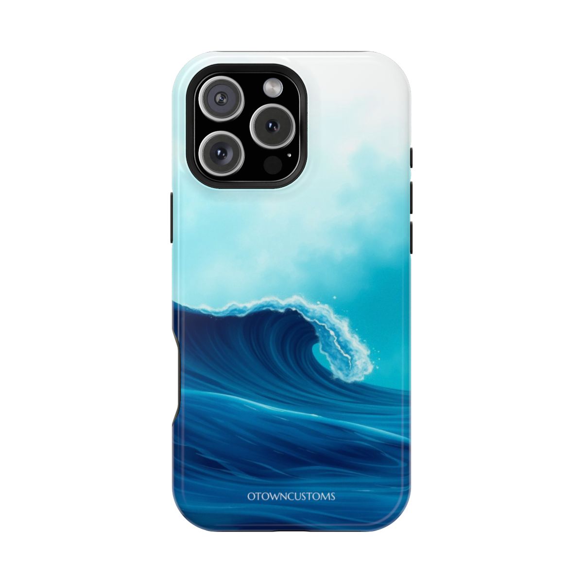 Ocean Wave Crest Digital Painting