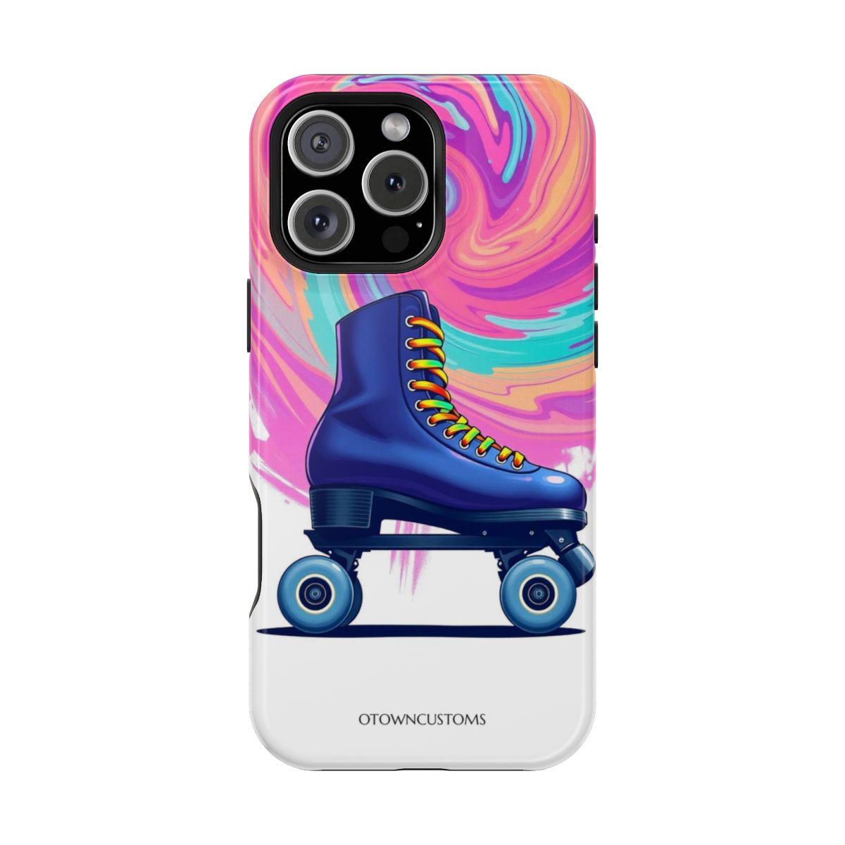 Psychedelic Retro Roller Skate