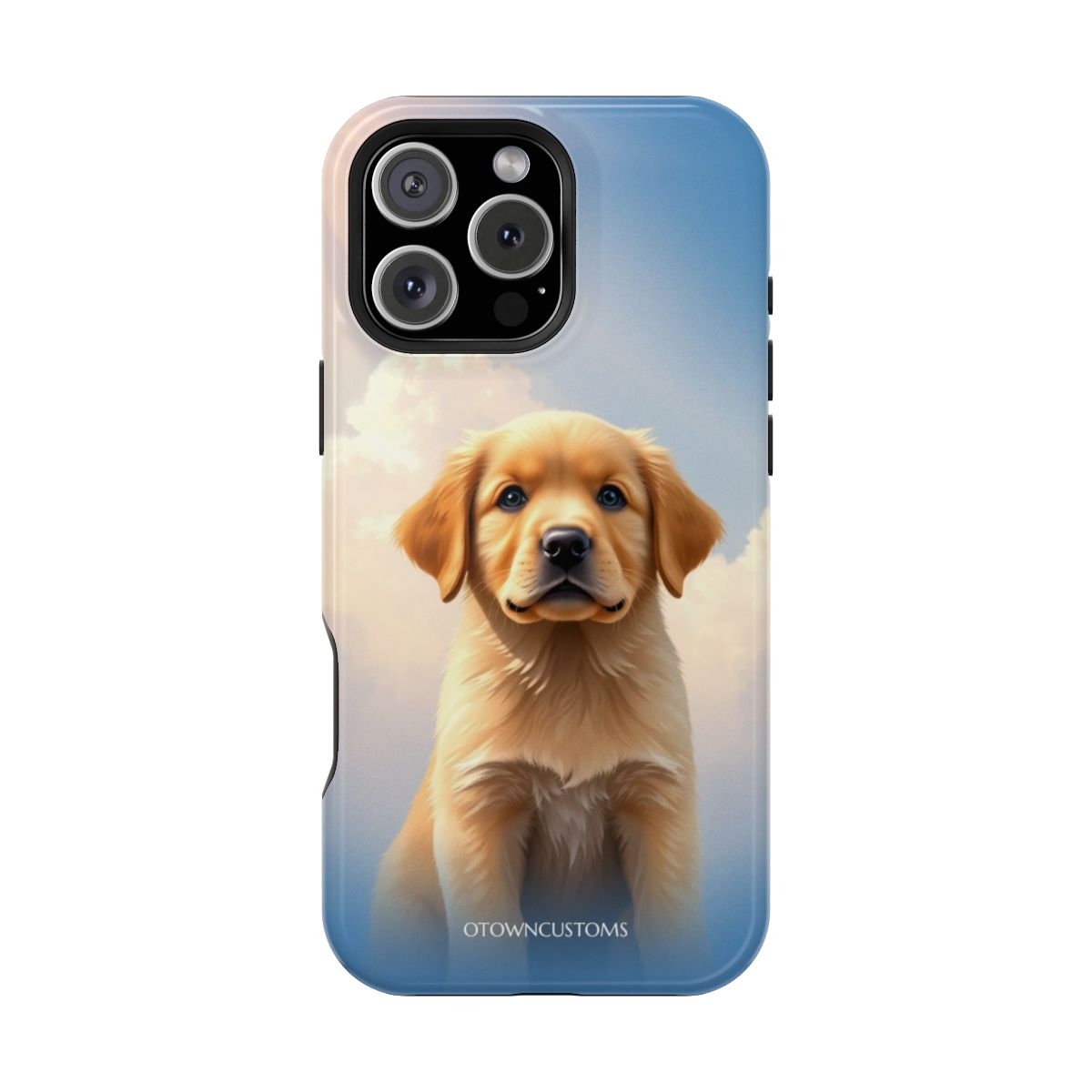 Photorealistic Golden Retriever Puppy Love