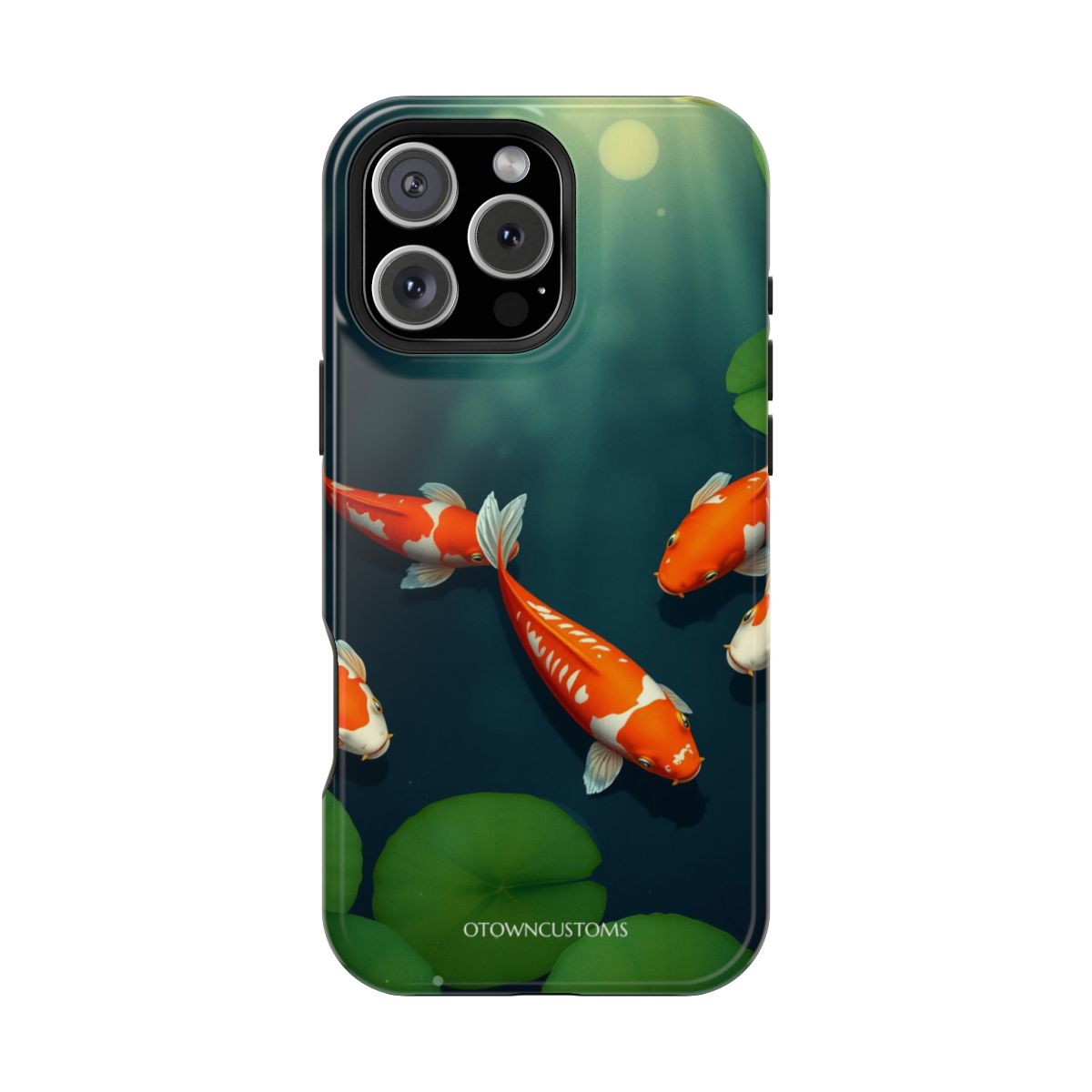 Serene Koi Pond Tranquil Journey