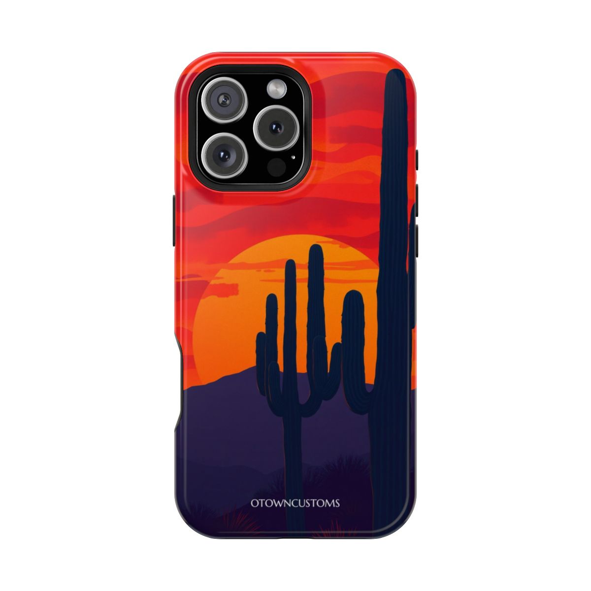 Stylized Desert Sunset Canyon