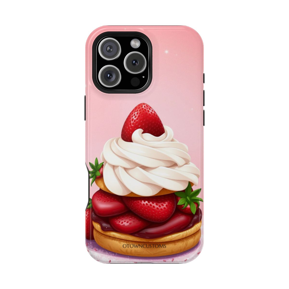 Strawberry Shortcake Food Illustration