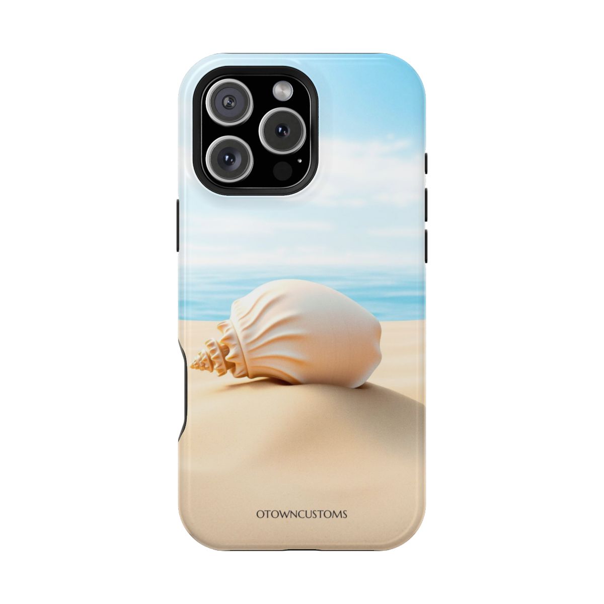 Vintage Seashell Beach Realistic