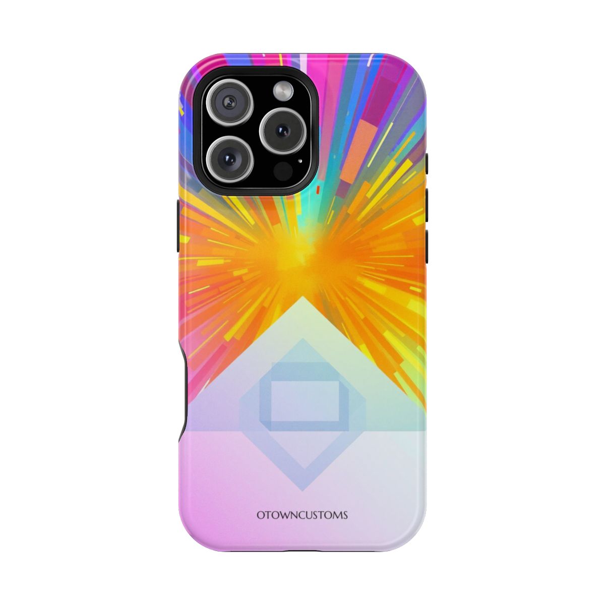 Abstract Explosion Geometric Rainbow