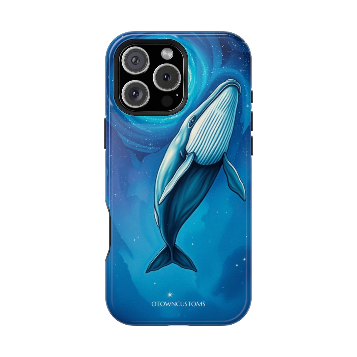 Galaxy Whale Ocean Illustration