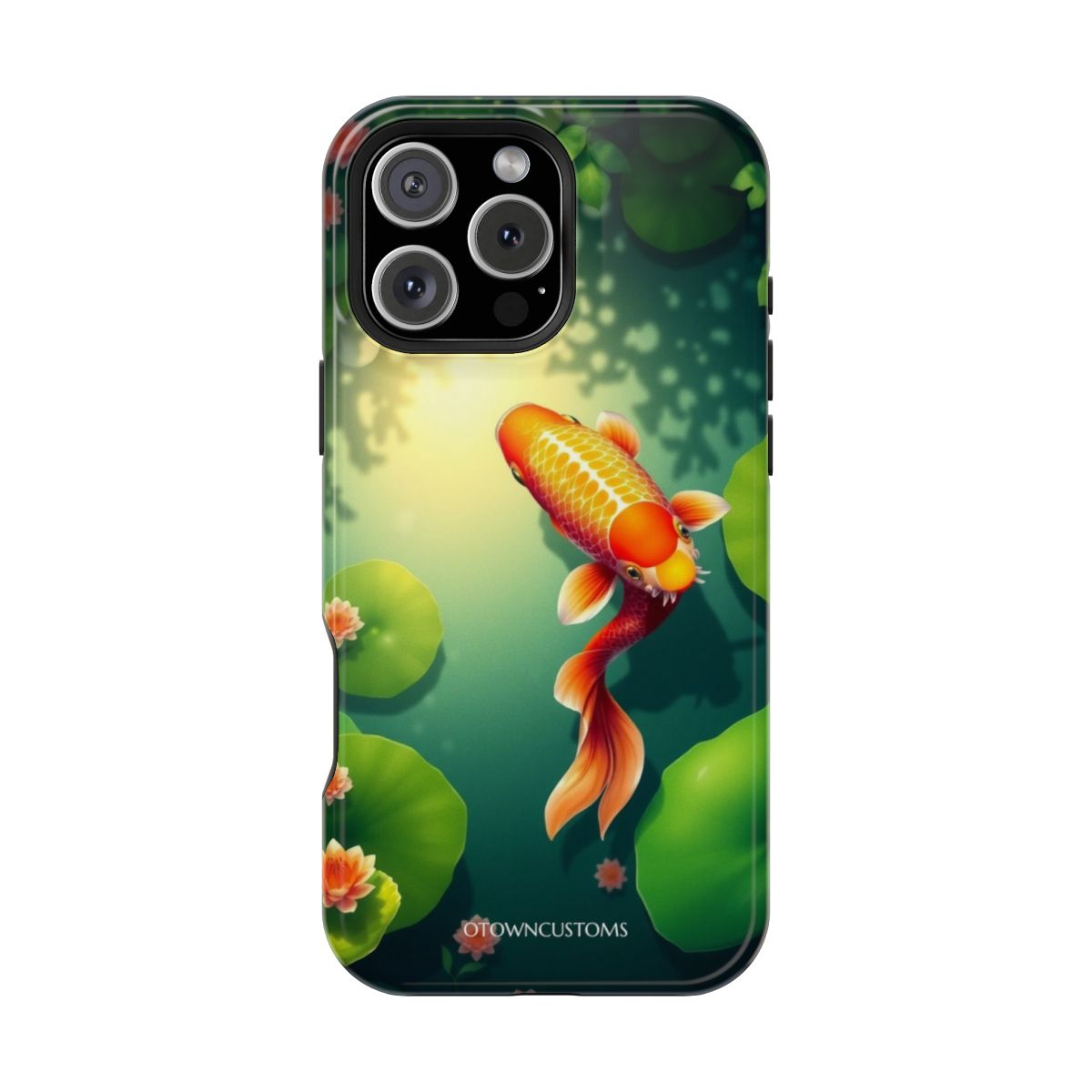 Vibrant Koi Pond Tranquil Waters