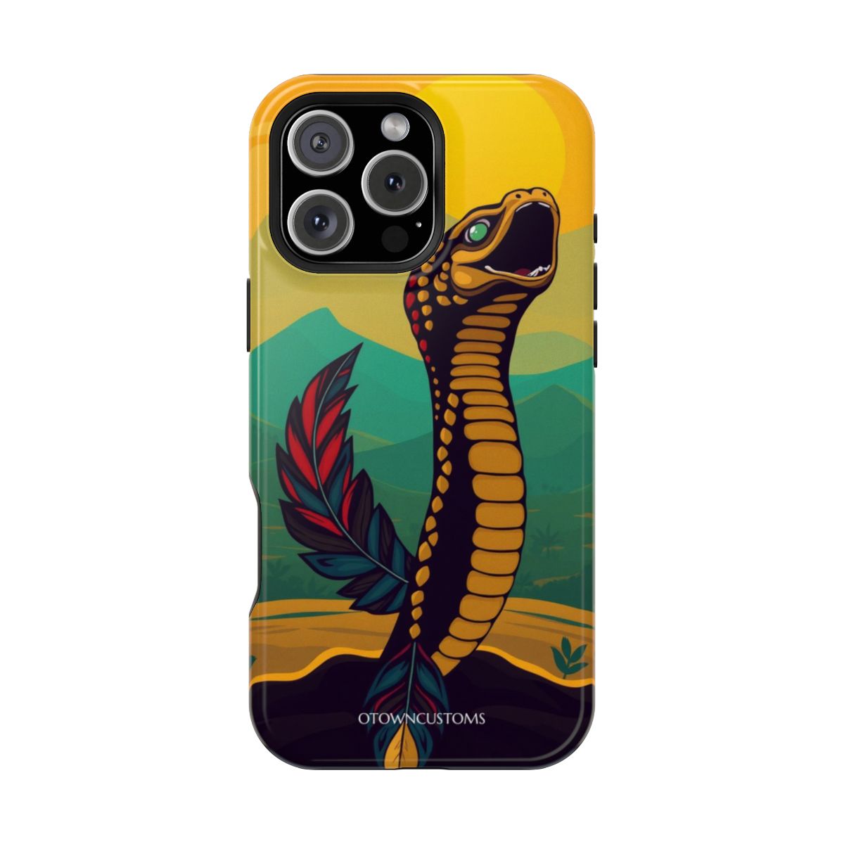 Aztec Serpent Feathered Majesty