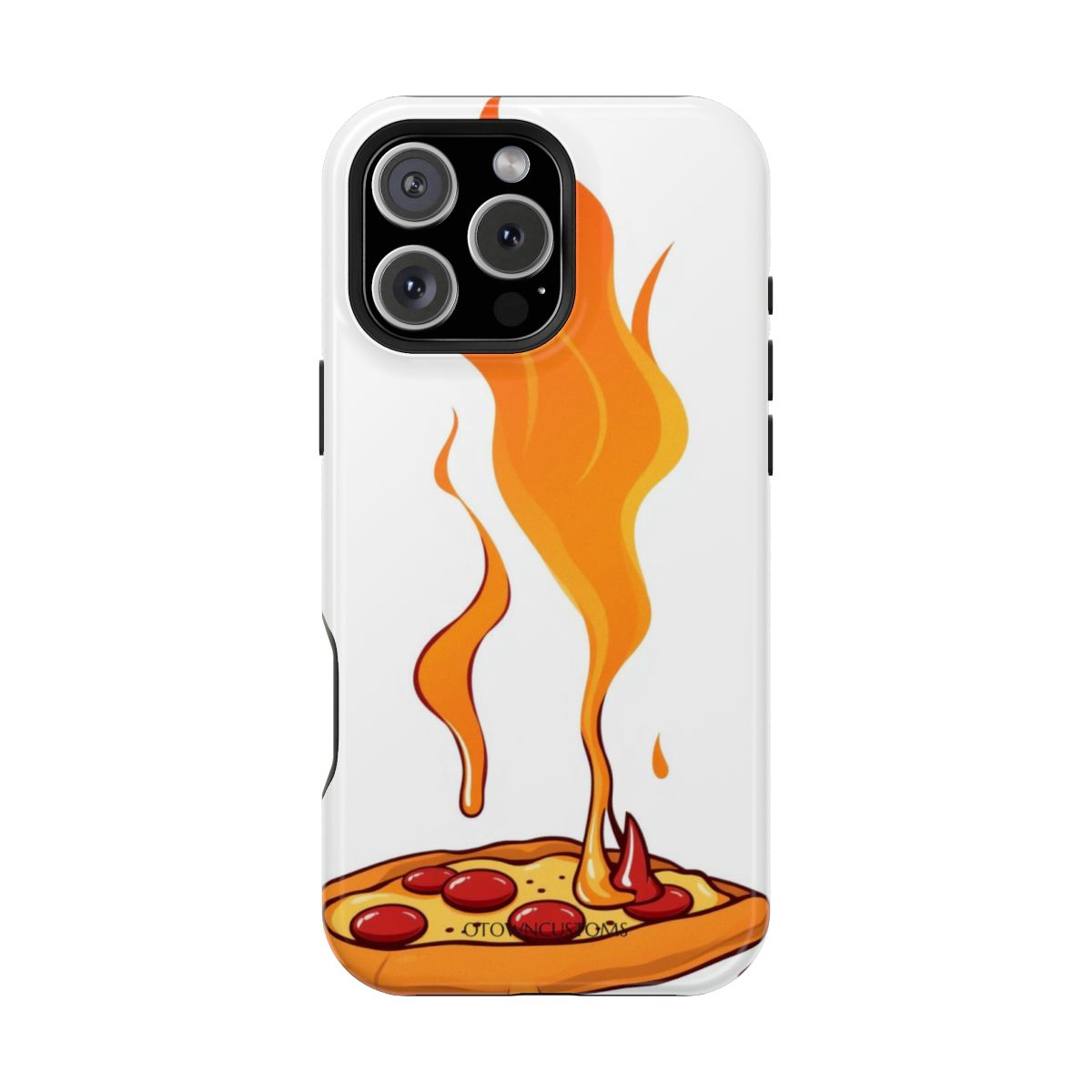 Cartoon Pizza Slice Delicious