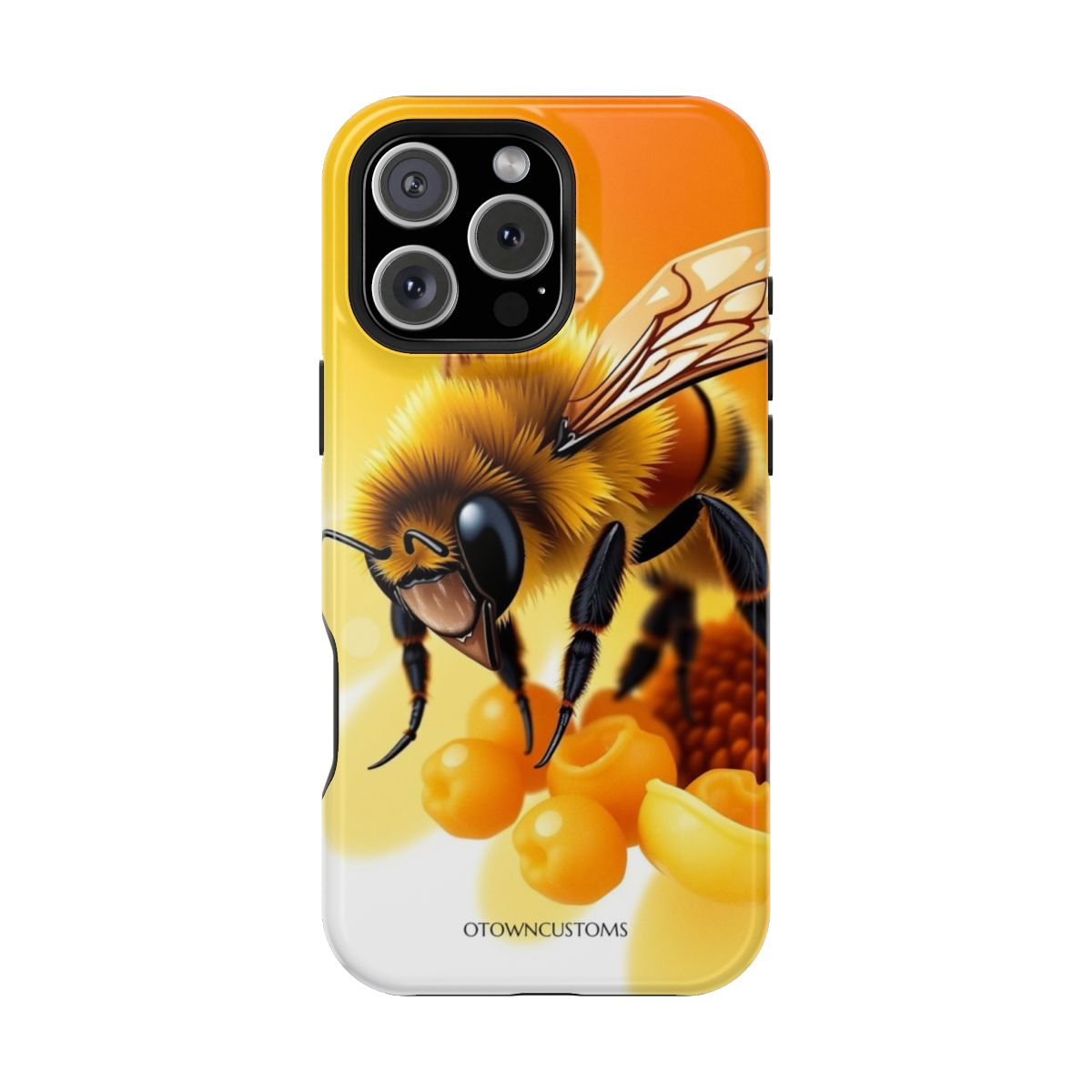 Honey Bee Pollen Realistic Cute Animal