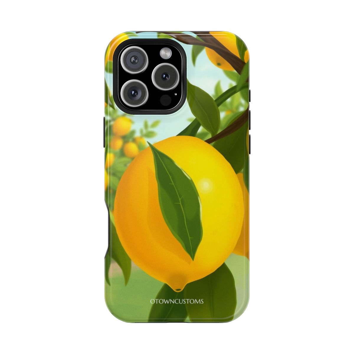 Cottagecore Lemon Orchard Illustration