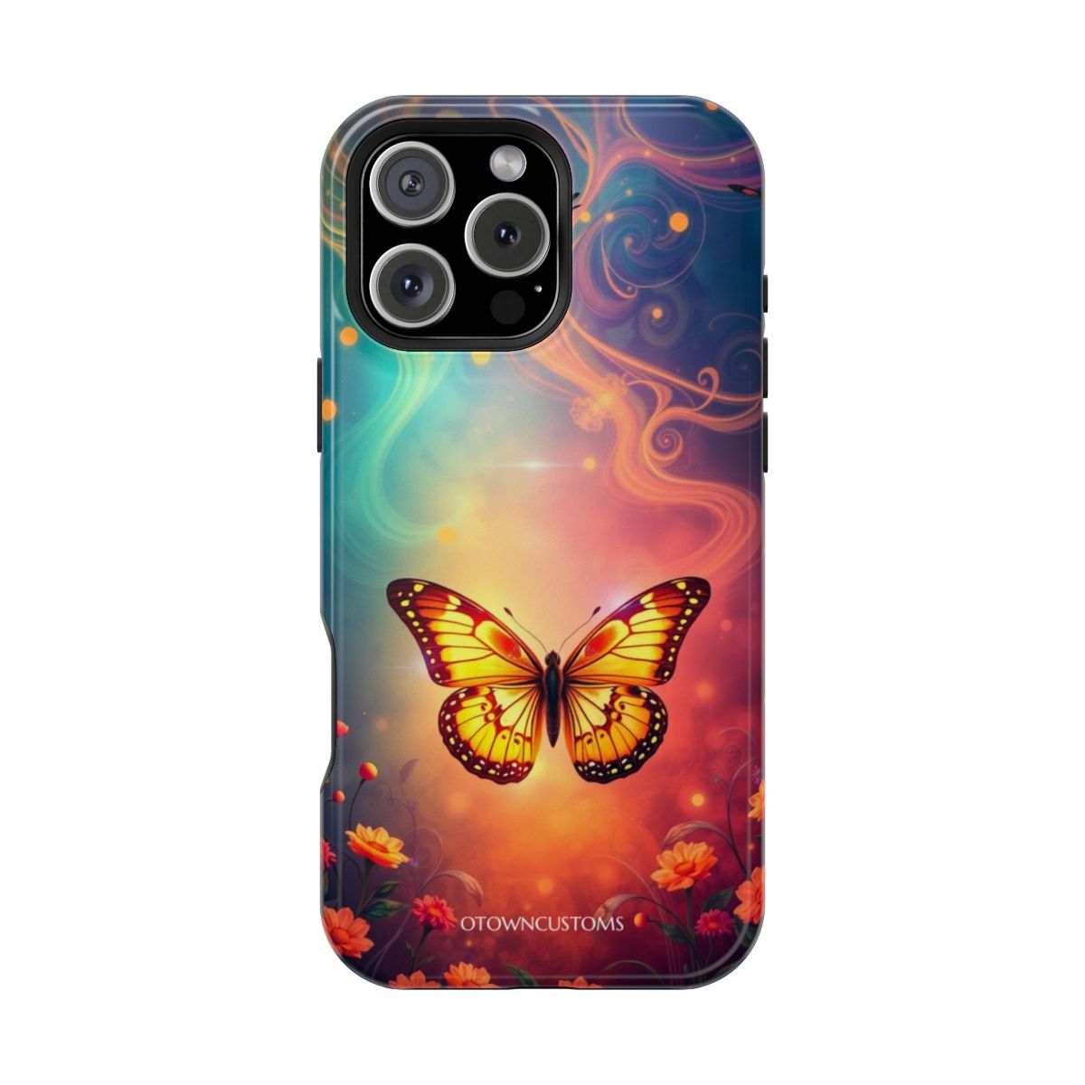 Psychedelic Butterfly Garden Phone Case Ethereal Fantasy Art