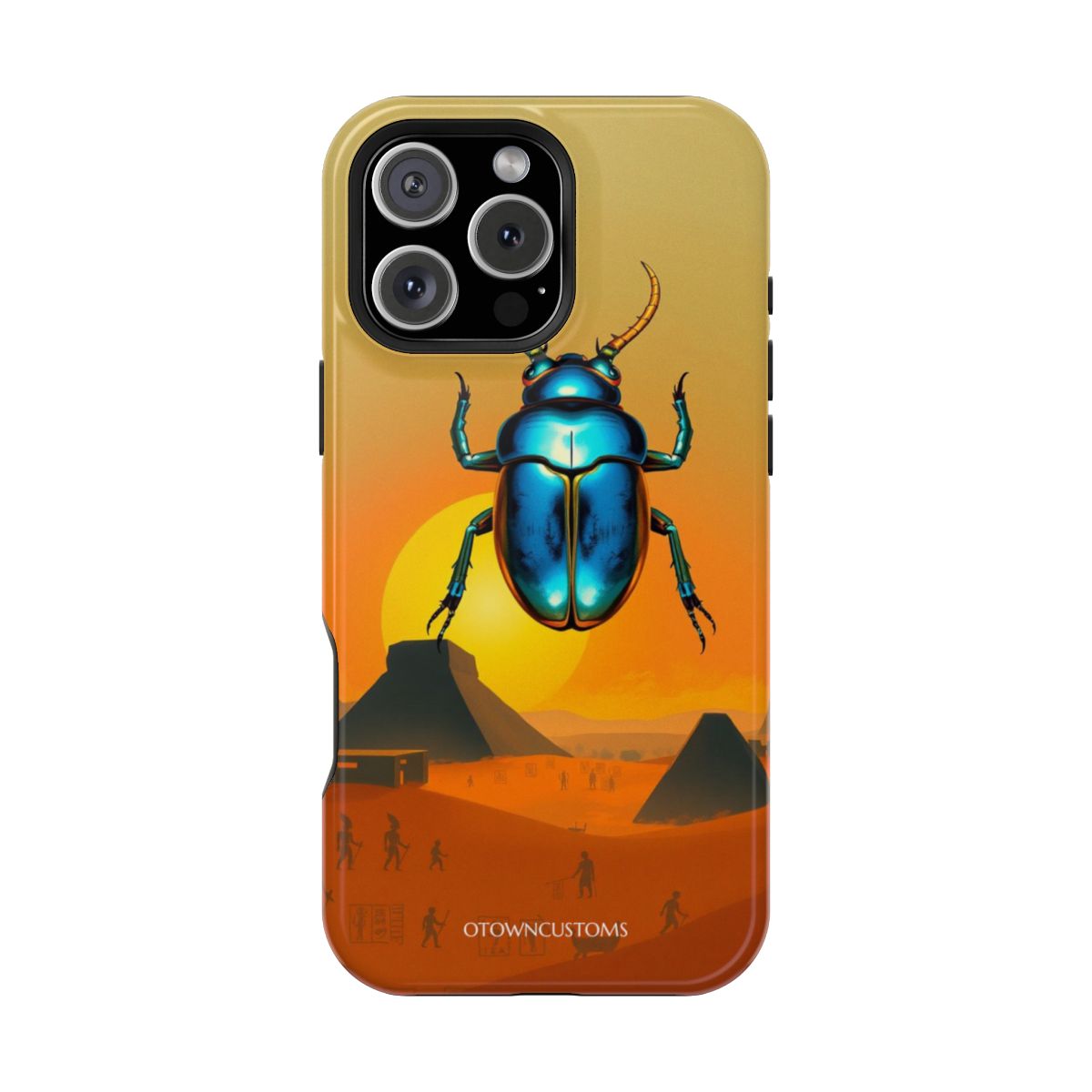 Ancient Egyptian Scarab Beetle Phone Case Surrealism