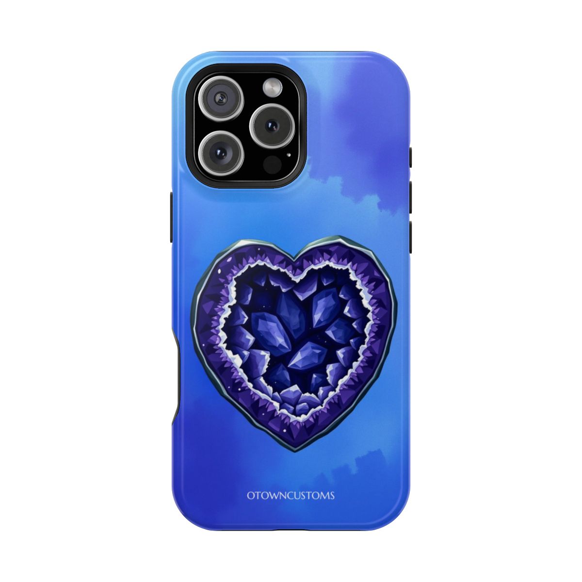 Amethyst Geode Heart Gemstone