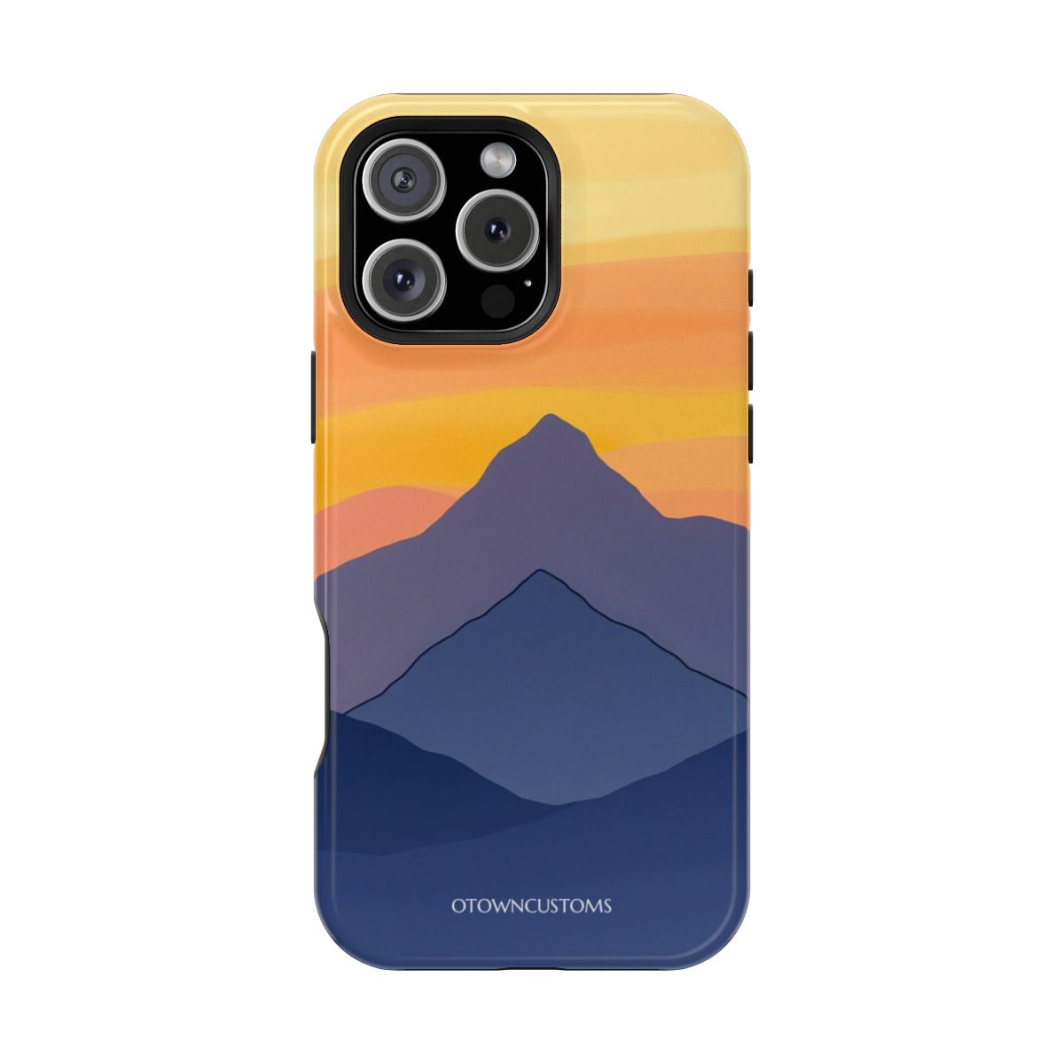 Minimalist Mountain Sunrise