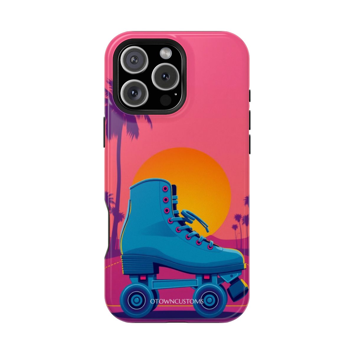 Retro Sunset Aesthetic Roller Skate