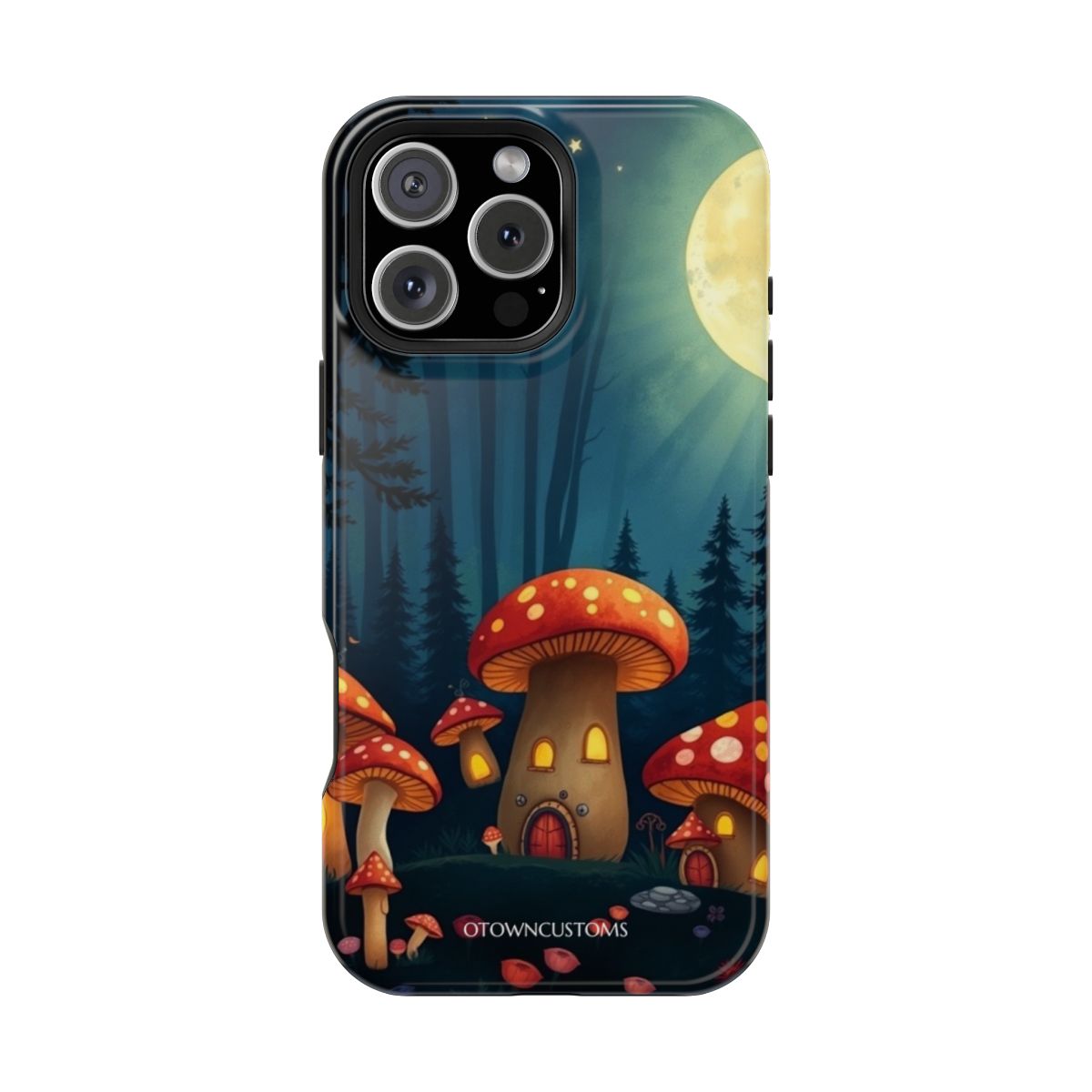 Mushroom Village Whimsical Forest