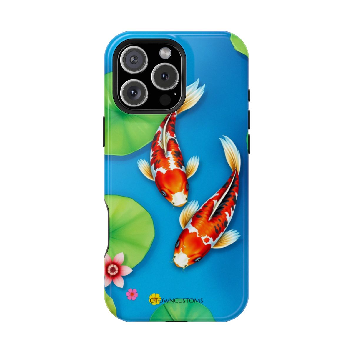 Vibrant Koi Fish Pond